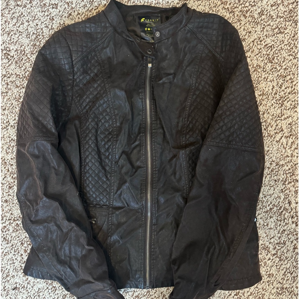 Fornia Faux Leather Jacket